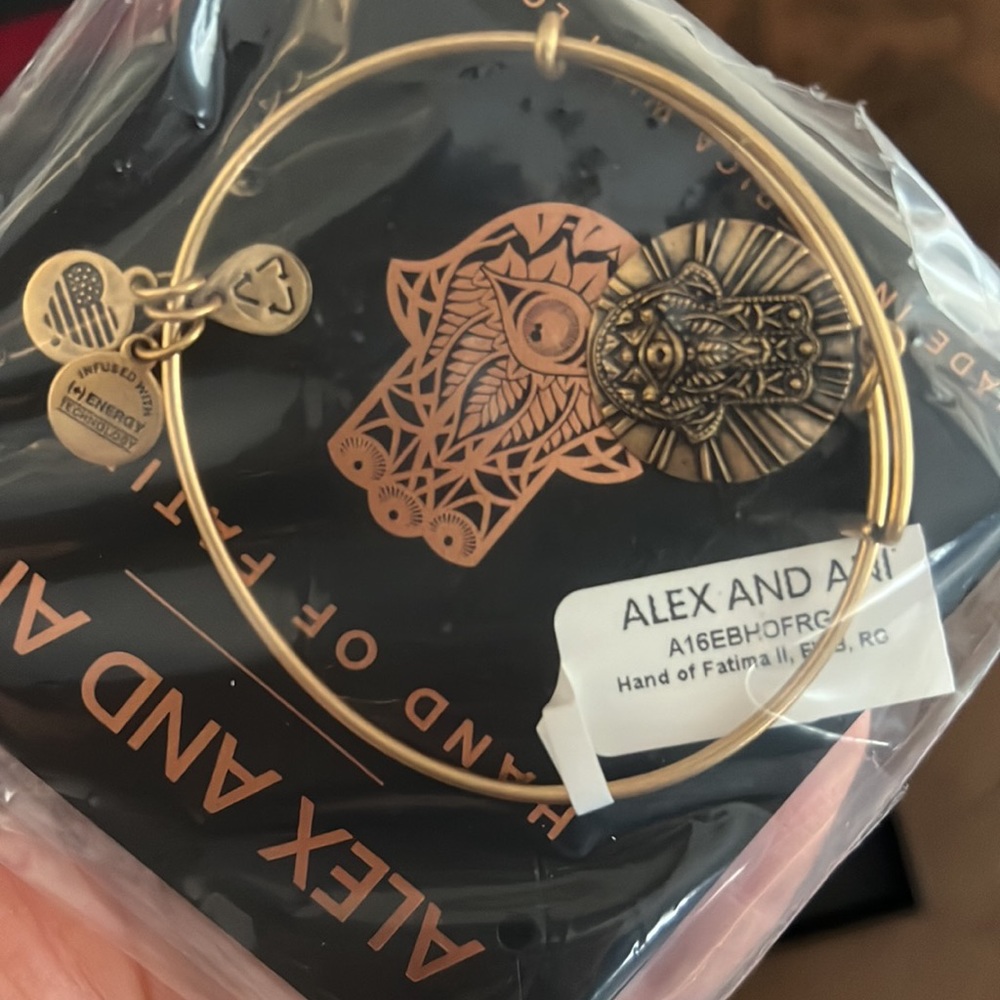 Alex and ani hand bangle
